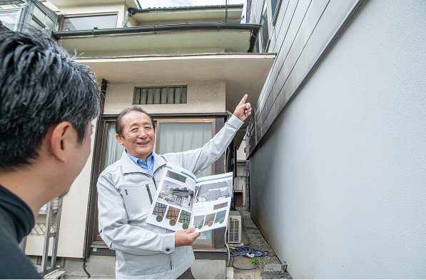 現地調査の様子