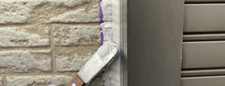 シーリング工事の様子