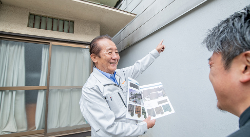 アフターフォローの様子